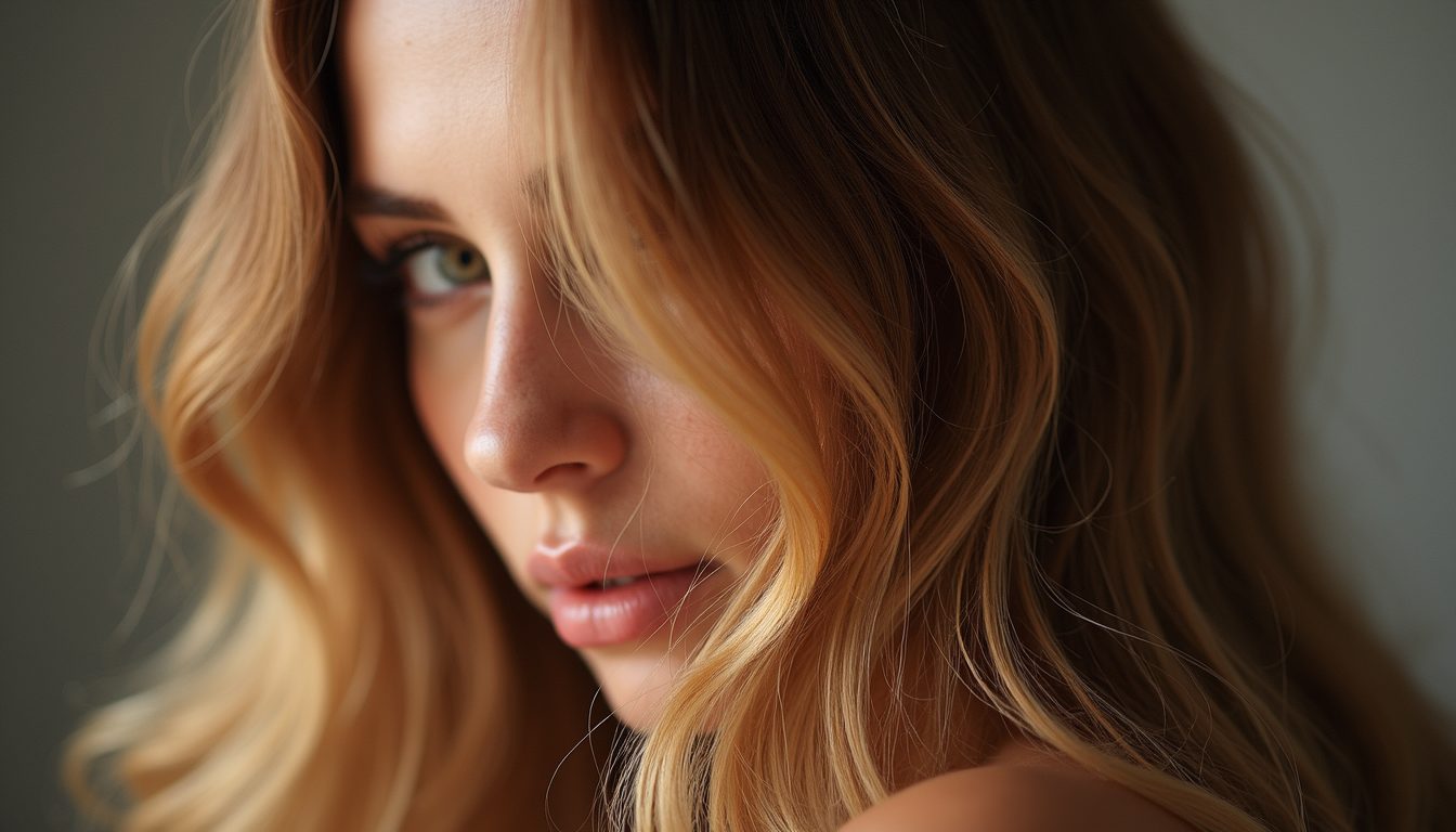 Balayage hair color